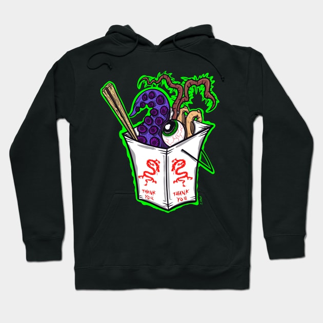 Creepy Chinese takeout Hoodie by Chillateez 